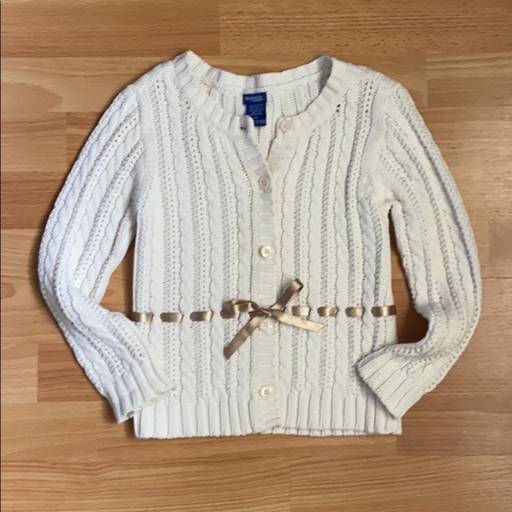 NWOT Genuine Kids Belted Button up Cardigan